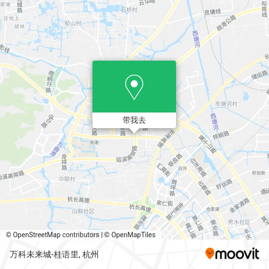 万科未来城-桂语里地图