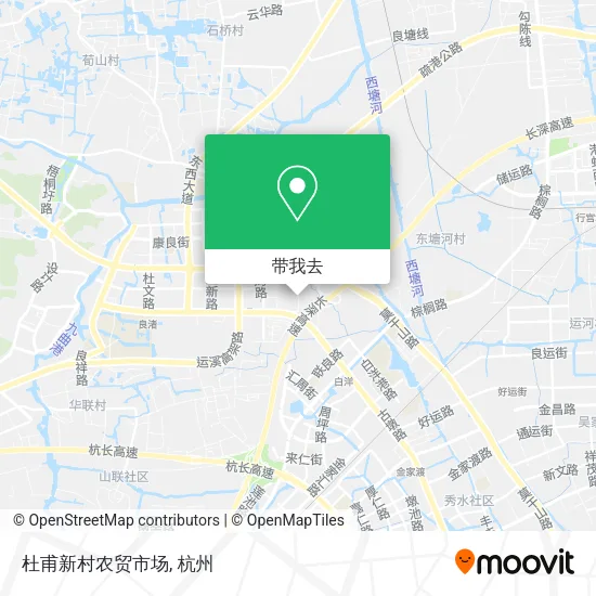杜甫新村农贸市场地图