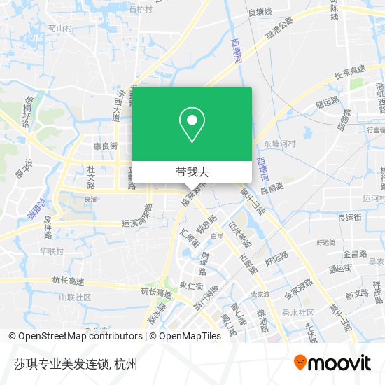 莎琪专业美发连锁地图