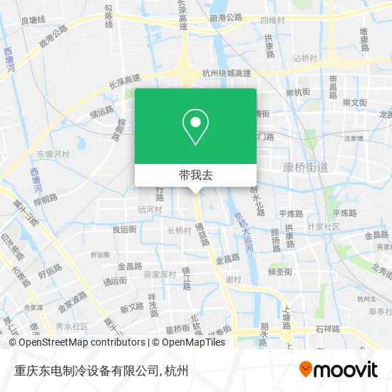 重庆东电制冷设备有限公司地图