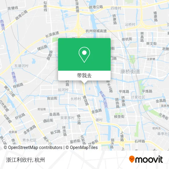 浙江利欣行地图