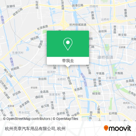 杭州亮章汽车用品有限公司地图