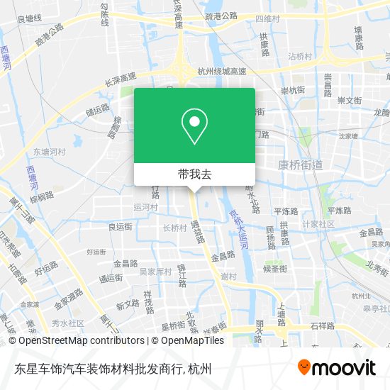 东星车饰汽车装饰材料批发商行地图