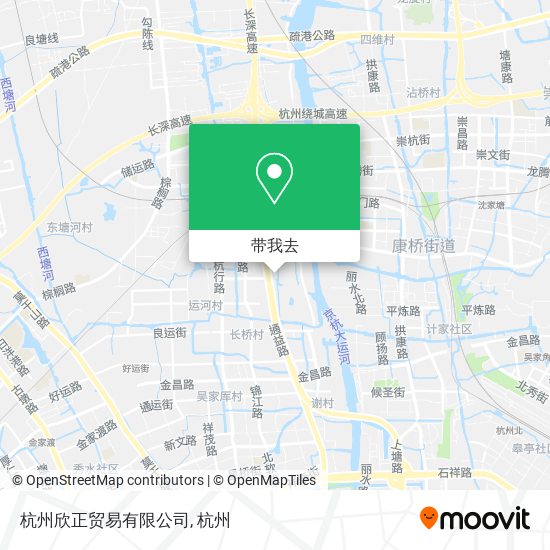 杭州欣正贸易有限公司地图