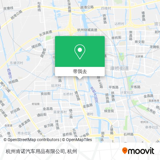杭州肯诺汽车用品有限公司地图