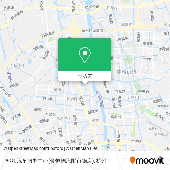 驰加汽车服务中心(金恒德汽配市场店)地图