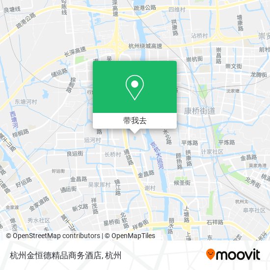 杭州金恒德精品商务酒店地图