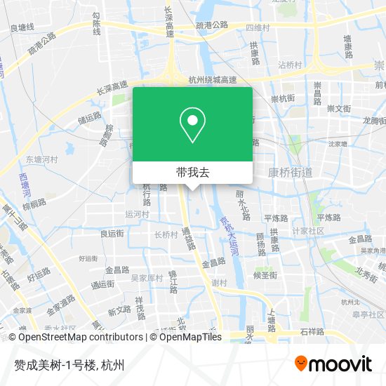 赞成美树-1号楼地图