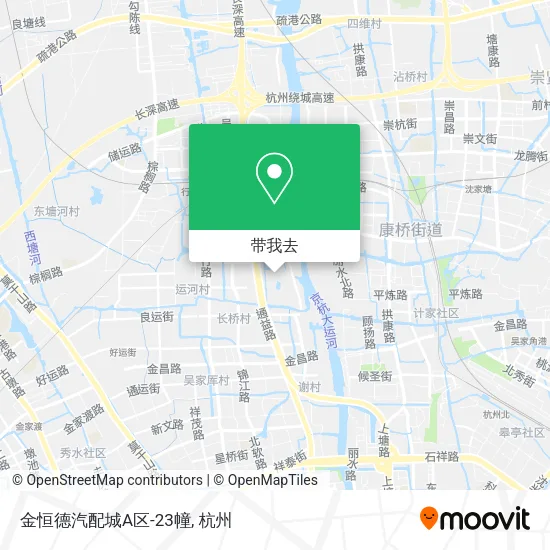 金恒德汽配城A区-23幢地图
