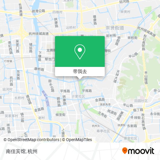 南佳宾馆地图