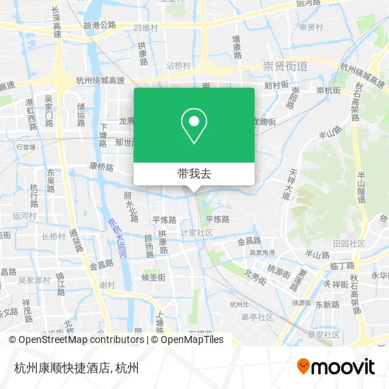 杭州康顺快捷酒店地图