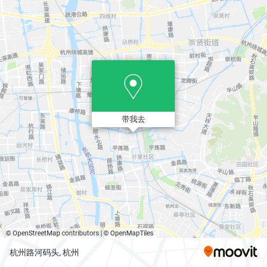 杭州路河码头地图