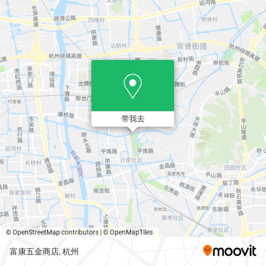 富康五金商店地图