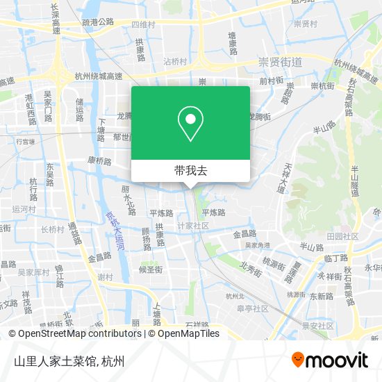 山里人家土菜馆地图