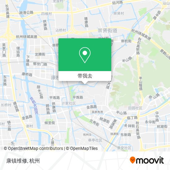 康镇维修地图