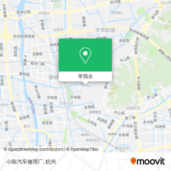 小陈汽车修理厂地图