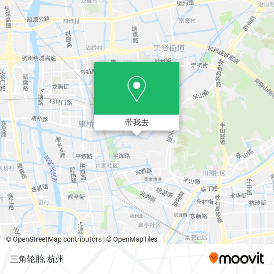 三角轮胎地图