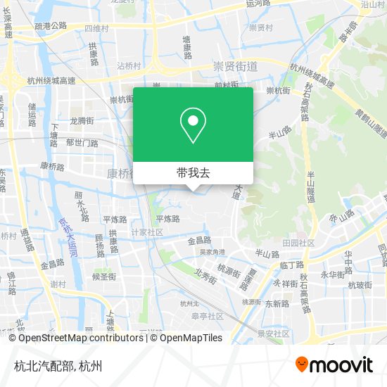 杭北汽配部地图