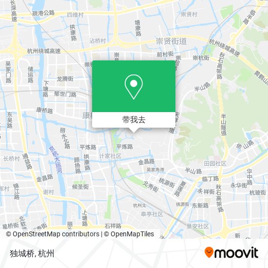 独城桥地图