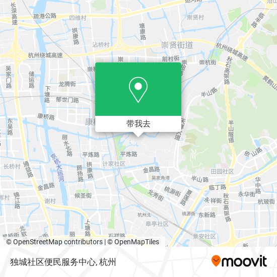 独城社区便民服务中心地图