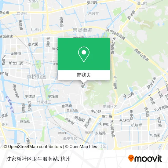 沈家桥社区卫生服务站地图