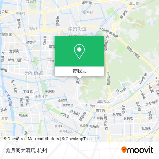 鑫月阁大酒店地图