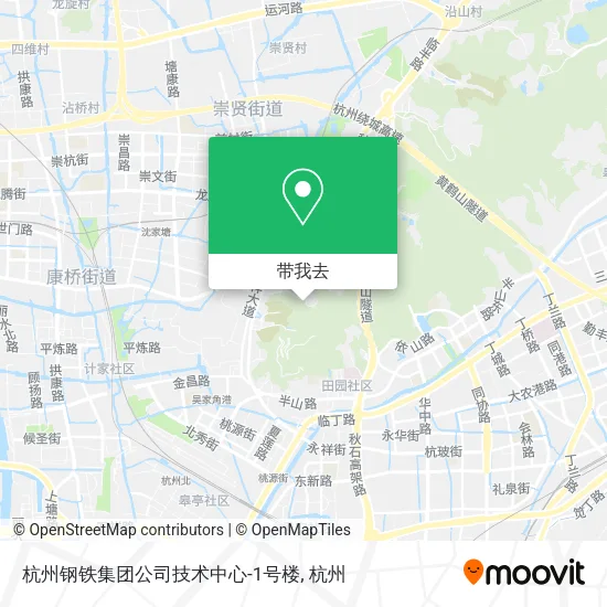 杭州钢铁集团公司技术中心-1号楼地图