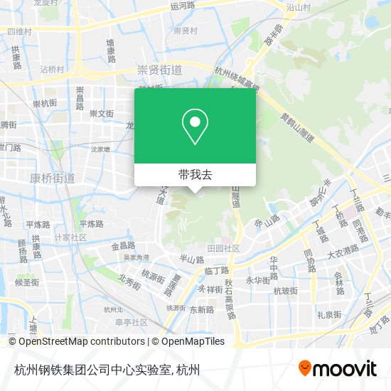 杭州钢铁集团公司中心实验室地图