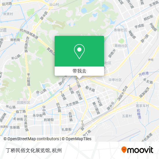 丁桥民俗文化展览馆地图
