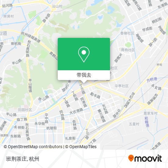 班荆茶庄地图