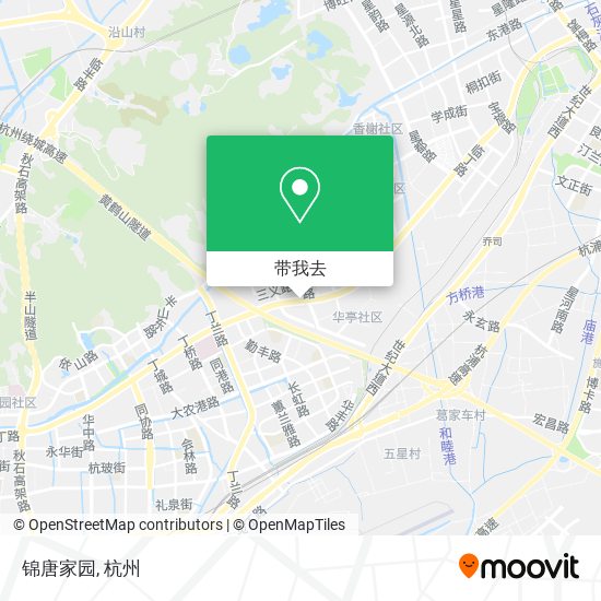 锦唐家园地图