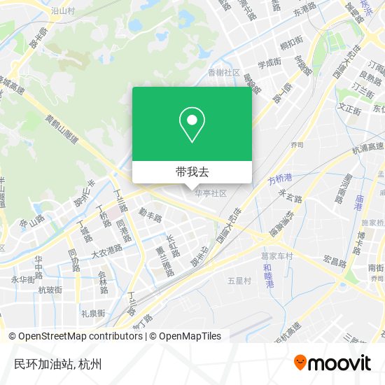 民环加油站地图