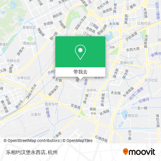 乐相约汉堡永西店地图