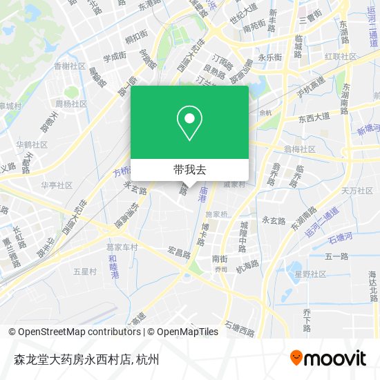 森龙堂大药房永西村店地图
