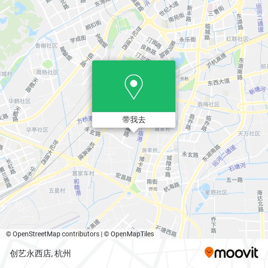 创艺永西店地图