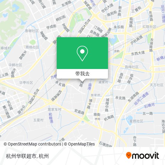 杭州华联超市地图