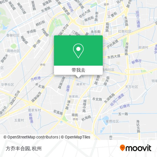 方乔丰合园地图