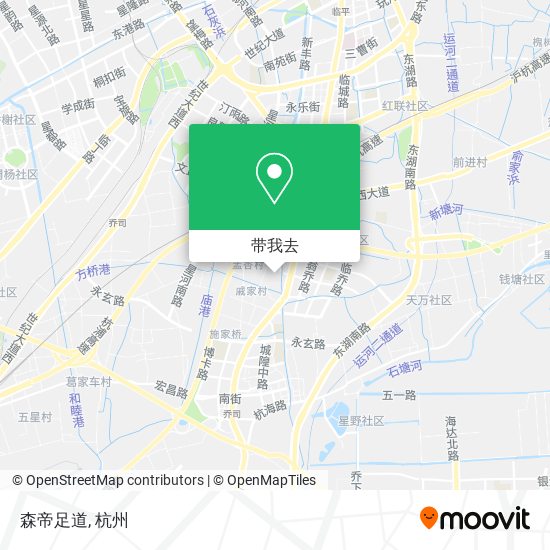 森帝足道地图