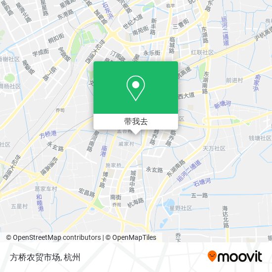 方桥农贸市场地图
