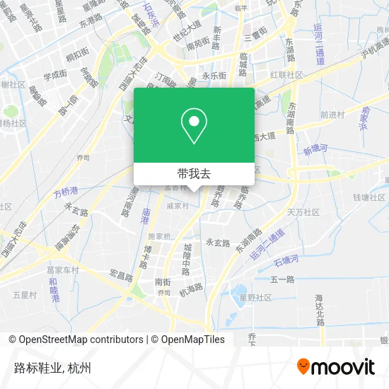 路标鞋业地图
