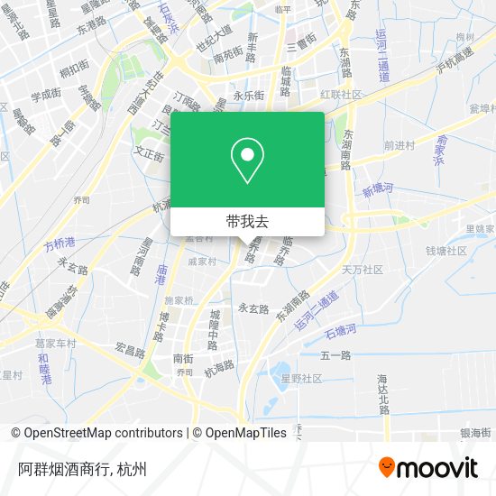 阿群烟酒商行地图