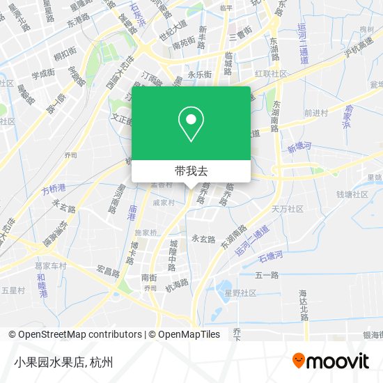 小果园水果店地图