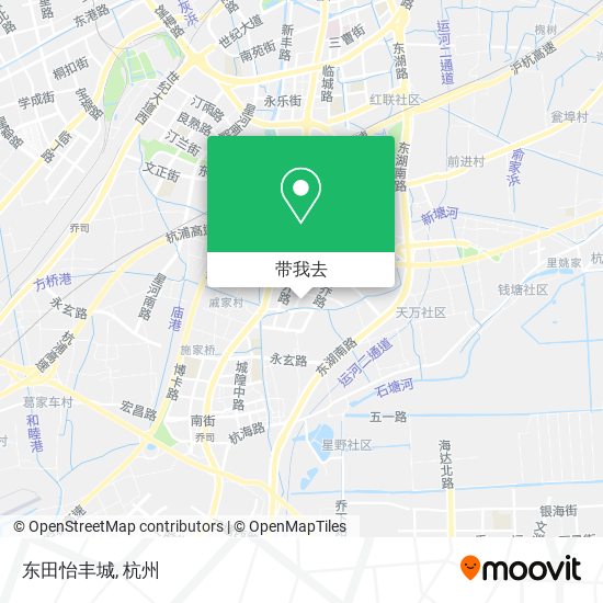 东田怡丰城地图