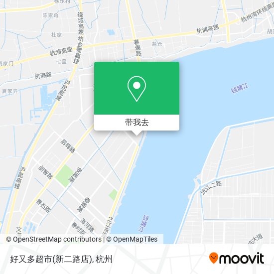 好又多超市(新二路店)地图