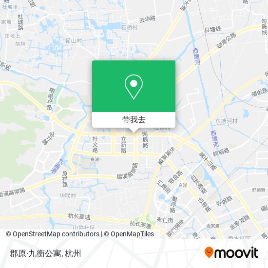 郡原·九衡公寓地图