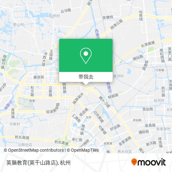 英脑教育(莫干山路店)地图