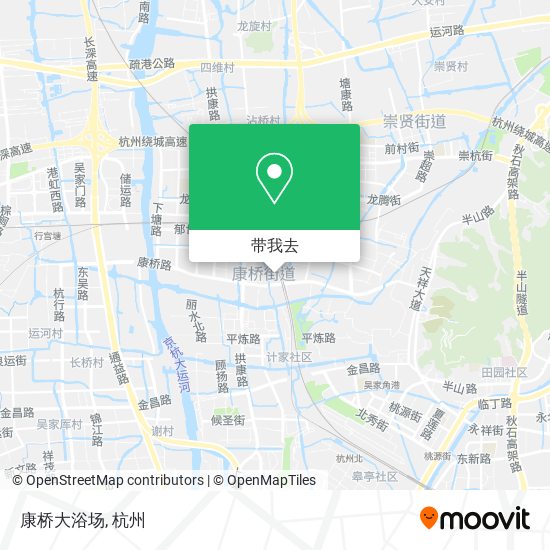 康桥大浴场地图