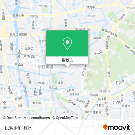 悦辉旅馆地图