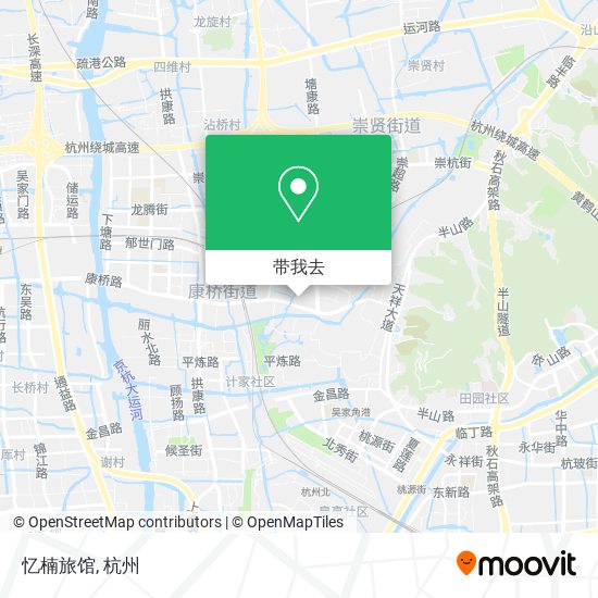 忆楠旅馆地图
