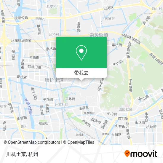 川杭土菜地图
